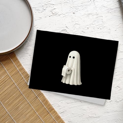 Funny Halloween Ghost Hand Towel - 16x24 inch Soft Polyester Decor (Color-1)
