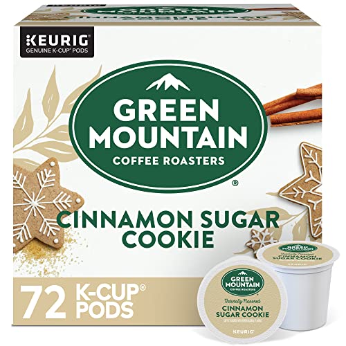 Green Mountain Coffee Roasters Cinnamon Sugar Cookie K-Cup Pods, 72 Count