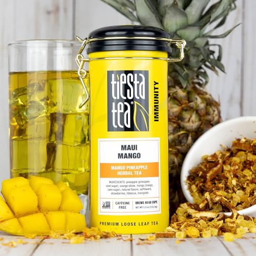 Tiesta Tea Maui Mango Loose Leaf Herbal Tea - 50 Cups