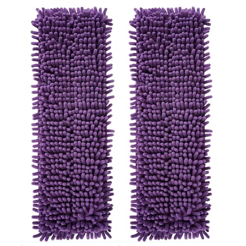 AmaVins 2 Pack Violet Microfiber Sweeping Pads for Pets