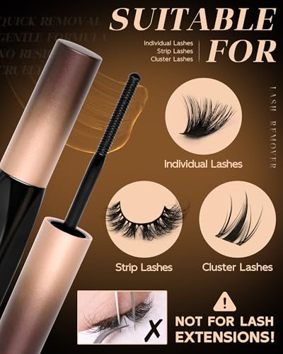 EMEDA Cluster Lash Glue Remover - 5ml Gentle Eyelash Extension Remover