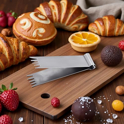 Jowxsx Stainless Steel Walnut Clip Pastry Cake Decorating Tool