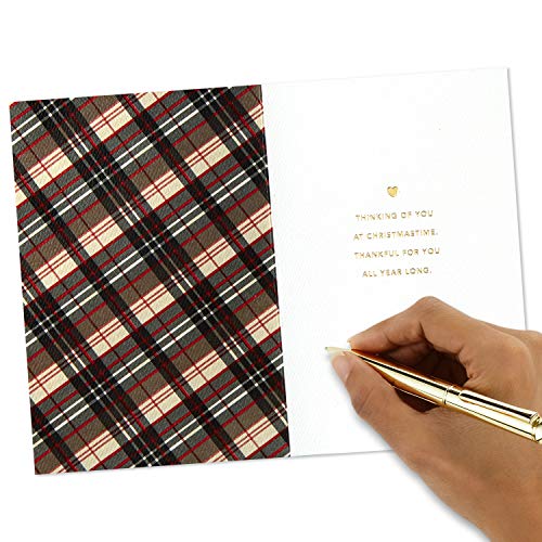 Hallmark Signature Christmas Card - Thankful All Year Long