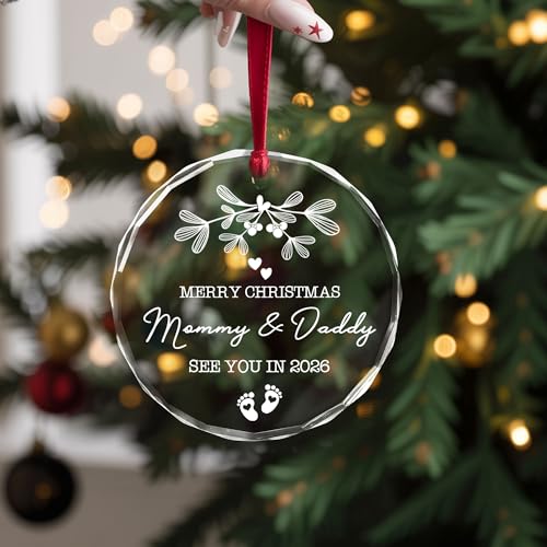 Baby Pregnancy Announcement Ornament for Expecting Parents