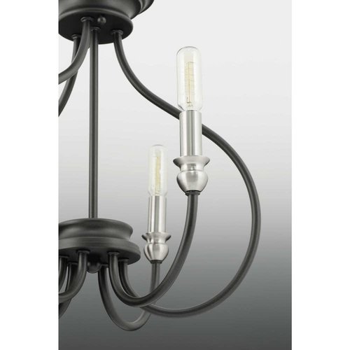 Progress Lighting P350042-143 Whisp Close-to-Ceiling, Black
