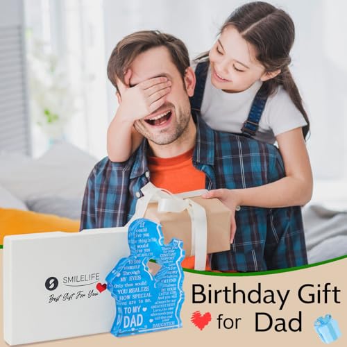 Personalized Acrylic Paperweight for Dad - Heartfelt Keepsake Gift