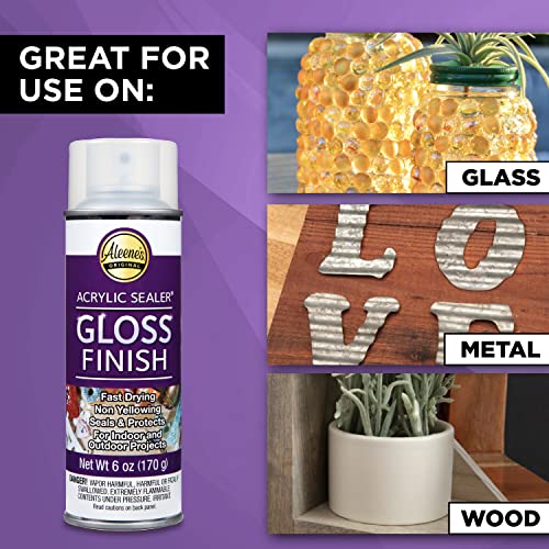 Aleene's Spray Gloss Finish - 6 Oz Clear Acrylic Sealer