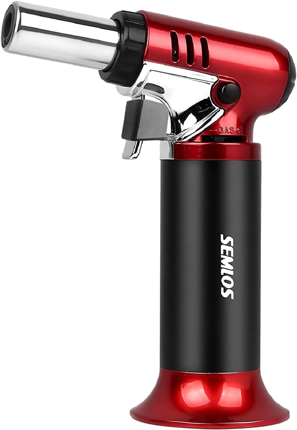 Semlos Butane Torch - Refillable Kitchen Lighter with Safety Lock & Adjustable Flame | Perfect for DIY, Crème Brûlée & Soldering
