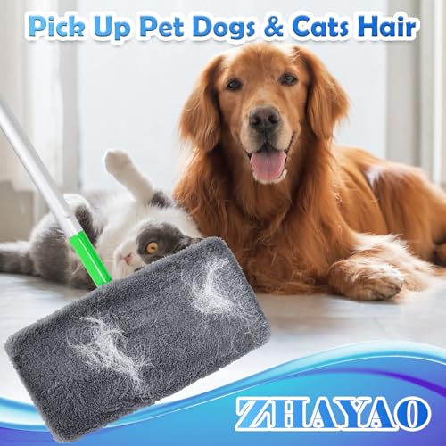 6 Reusable Microfiber Mop Pads for Swiffer Sweeper Mop - Washable & Durable