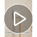 Wall Mounted Toothbrush Holder with Cup Hook - Adhesive Bathroom Organizer