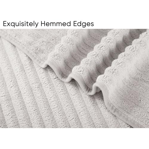 Bedvcaty 3-Piece Microfiber Bath Towel Set, Ultra Soft Quick-Dry, 14x30 In