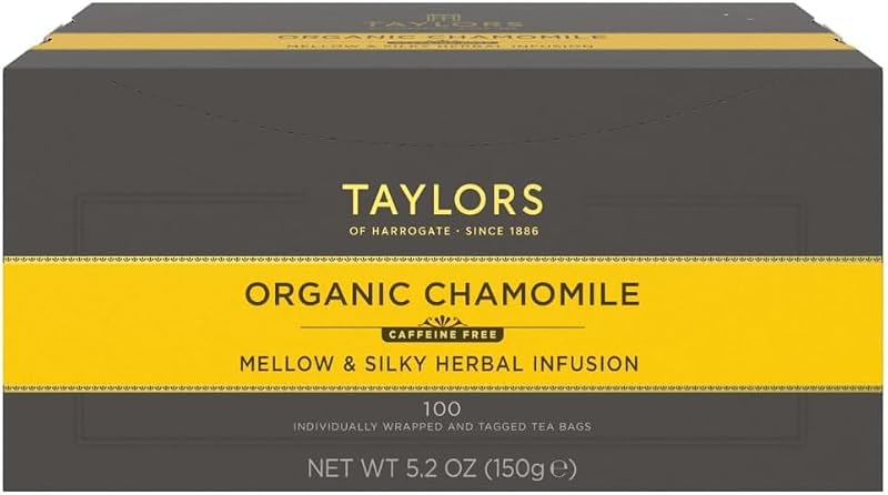 Taylors of Harrogate Organic Chamomile Herbal Tea - 500 Teabags (5 Pack)
