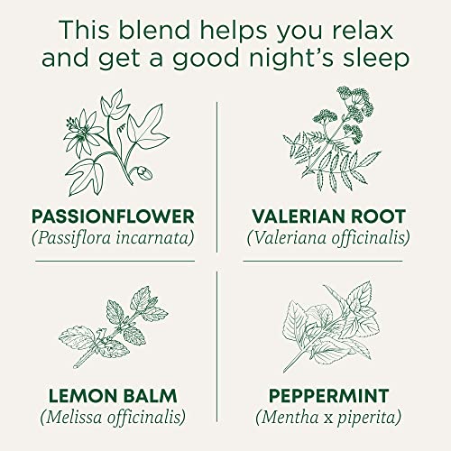 Organic Nighty Night Herbal Tea with Valerian Root - 32 Tea Bags