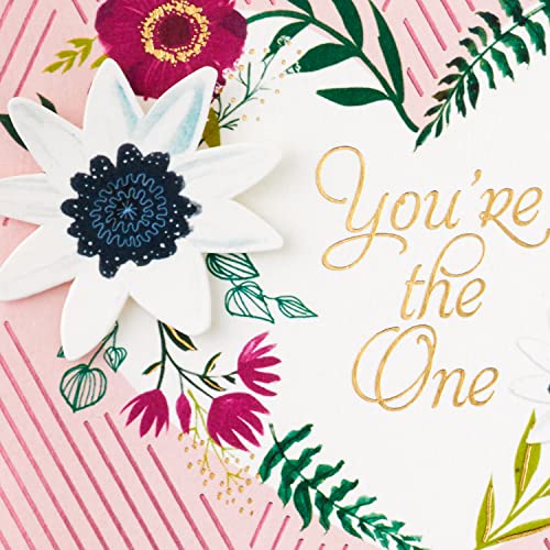 Hallmark Romantic Valentine's Day Card for Her - You're the One