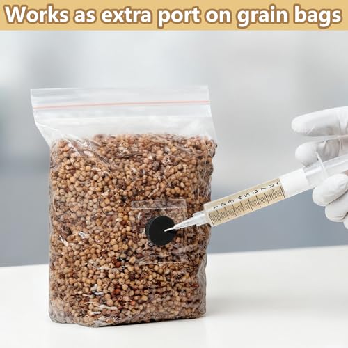 60Pcs Self-Sealing Mushroom Injection Ports for Cultivation