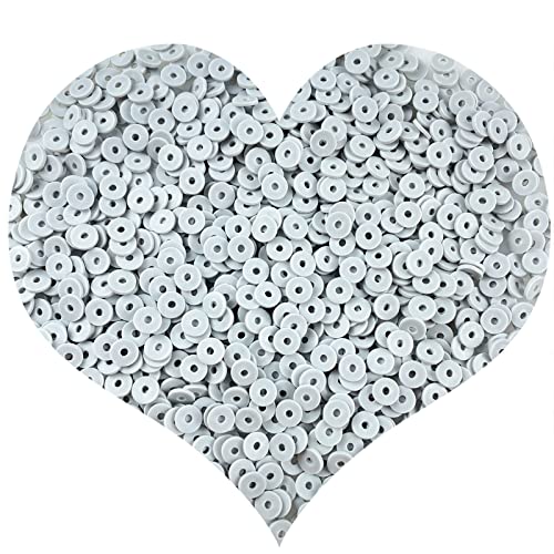 2000pcs Rainbow Polymer Clay Beads for Jewelry Making - 6mm Heishi