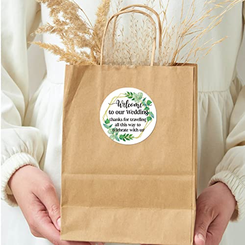 50 PCS Wedding Favor Stickers - 2 Inch Round Matte White