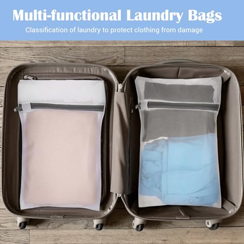 Ouligay 4 Pack Small Mesh Laundry Bags for Delicates - 8x12 Inch
