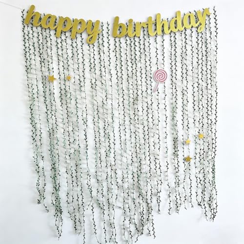 273FT Artificial Olive Leaf Ribbon for Weddings & DIY Decor