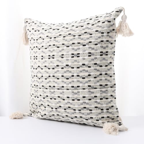 Colorful Boho Throw Pillow Covers 18x18 - Set of 2