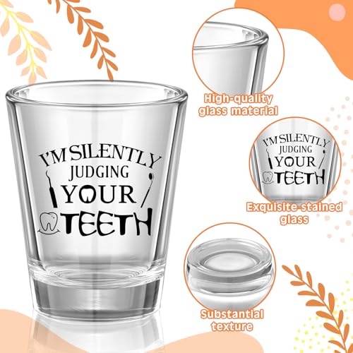 2-Piece Dental Assistant Shot Glass Set - Funny Graduation Gift