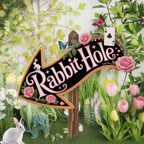 Alice in Wonderland Directional Arrow Signs - 10 Pack Party Decorations