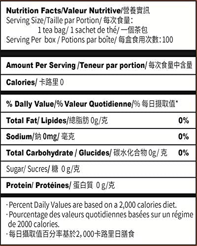 Imozai Organic Oolong Tea Bags - 100 Count, Individually Wrapped