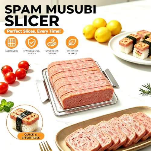 5-Piece Musubi Maker Kit with Press Mold & Rice Molds