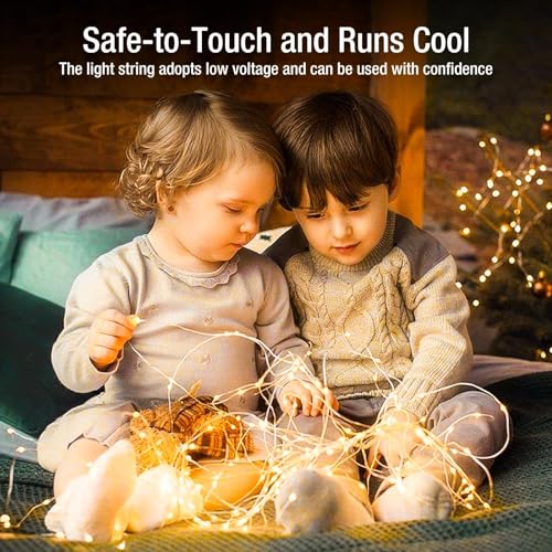 Battery Operated 6 Pack Fairy Lights - 20 LED Twinkle Lights, 7ft