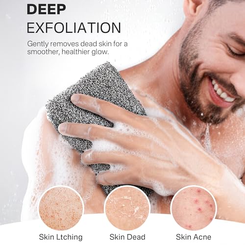 Yiclick Exfoliating Mesh Soap Bag 2 Pack - Bar Soap Saver & Loofah Pouch