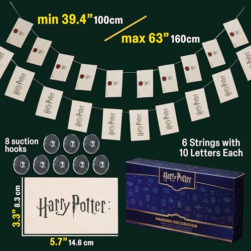 Harry Potter Floating Banner Set with 60 Acceptance Letters