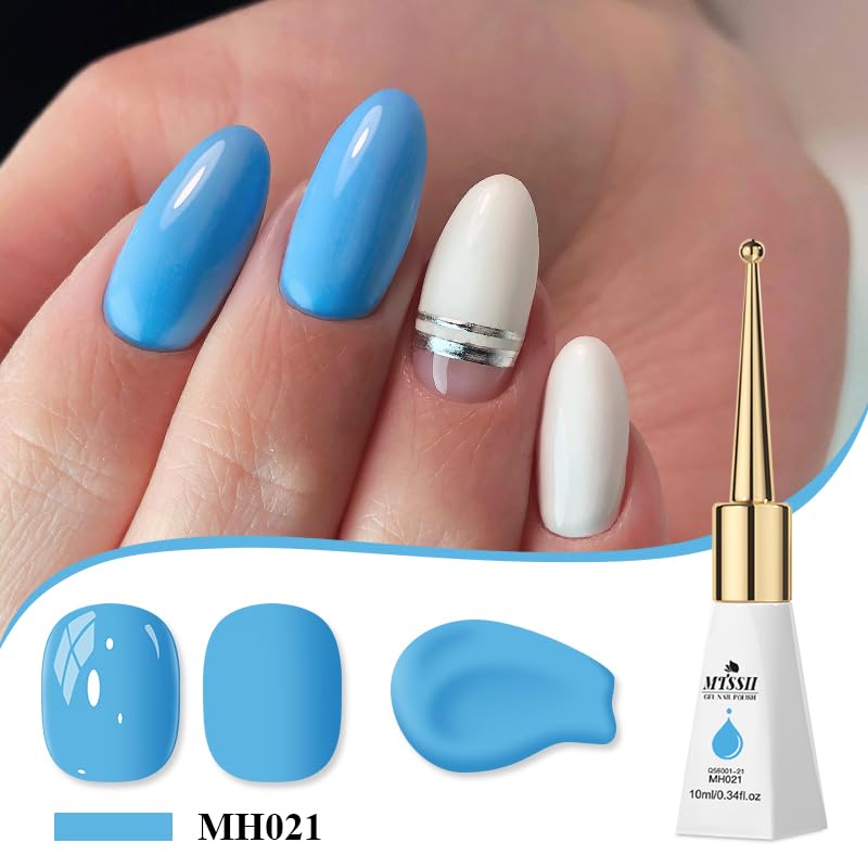 MTSSII Navy Blue Gel Nail Polish 10ml Soak Off UV LED Manicure