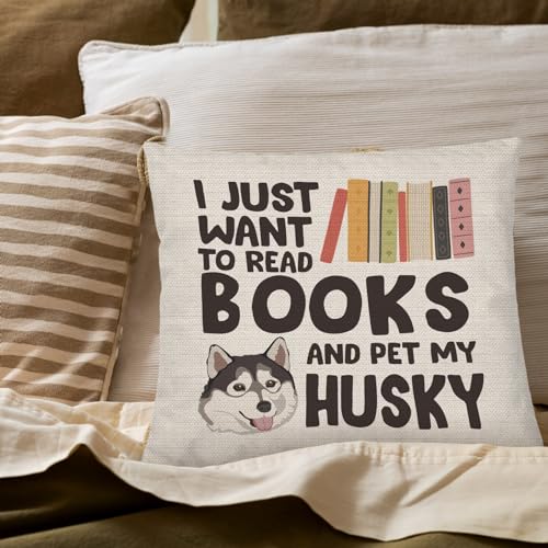 Husky Pillow Covers 18x18 - Perfect Gift for Dog Lovers