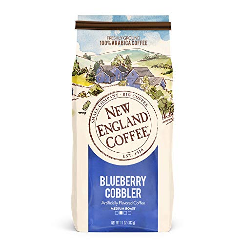 Blueberry Cobbler Medium Roast Ground Coffee, 11oz Bag (Pack of 3)