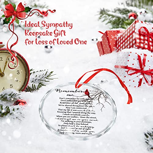 Memorial Christmas Ornament - Cardinal Sympathy Gift - Remember Me - Variation of THIS listing