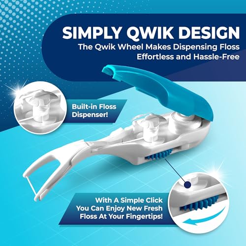 QWIK Flosser Dental Floss Refill Pack 15m Mint Flavor