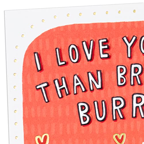 Hallmark Funny Valentine's Day Cards Pack - Breakfast Burritos