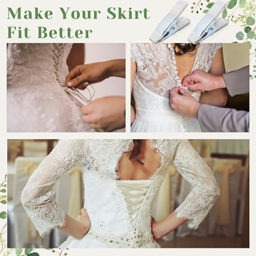 10 Pack 2-Inch Heavy Duty Dress Clips for Fitting, Sewing, and Bridal Gowns