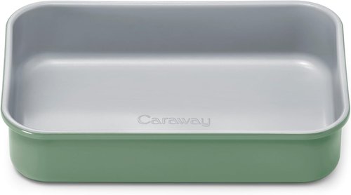 Caraway Nonstick Baking Pan - 9” x 6.5” Deep Ceramic Dish - Non-Toxic, PTFE & PFOA Free - Sage Color