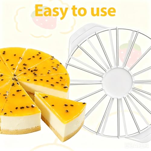 10.6-Inch Cake Portion Marker and Cutter - 10 and 12 Slice Divider