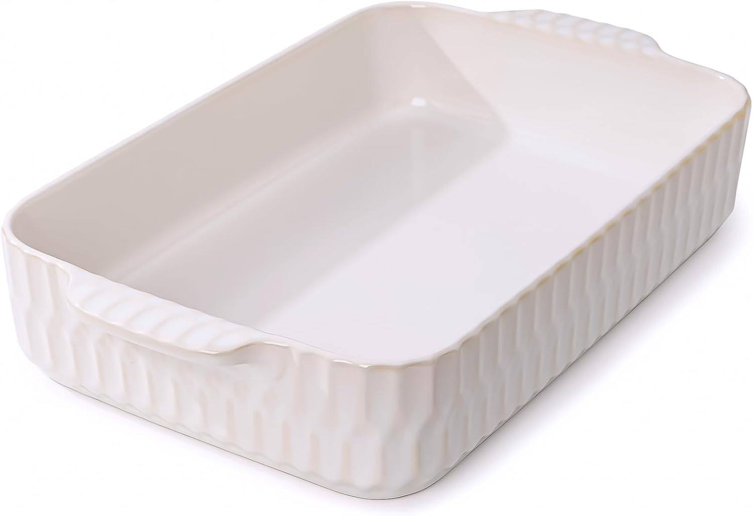 Regine Switzerland 4.7QT Casserole Dish - Large 9x13” Ceramic Lasagna Pan with Handles | Perfect for Baking and Gifts