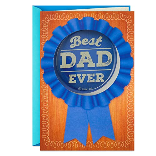 Hallmark Father's Day Card with Removable Badge - Best Dad Ever