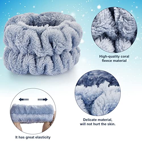 Dorbetar Microfiber Wrist Towels for Washing Face 2 Pcs
