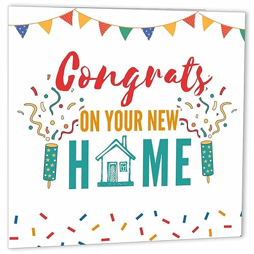 Happy New Home Card - Congratulations Housewarming Greeting
