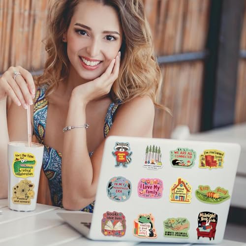 106 Pcs Positive Affirmation Waterproof Vinyl Stickers Set