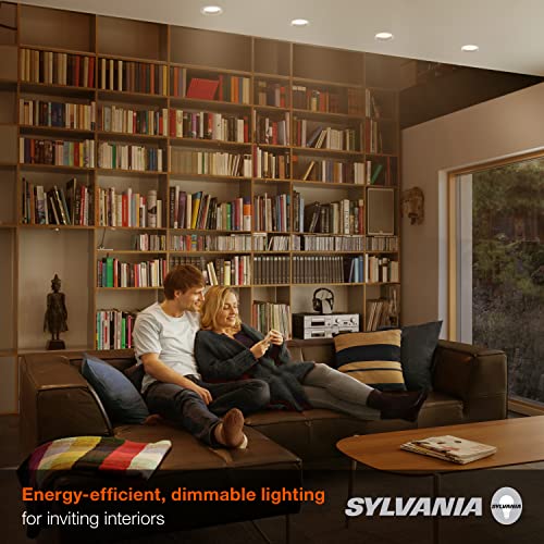 LEDVANCE Sylvania BR30 LED Flood Light Bulb 17W Dimmable Soft White 4 Pack