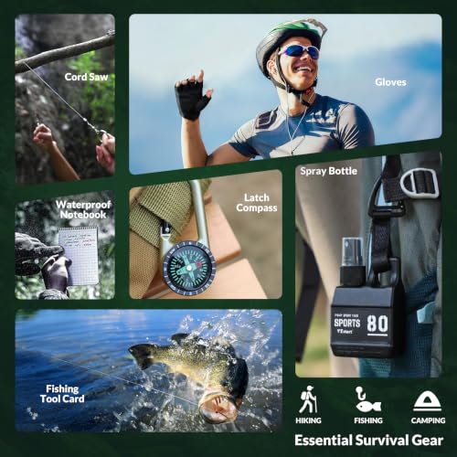 Survival Kit Advent Calendar for Men 2026 - Outdoor Emergency Gear Set