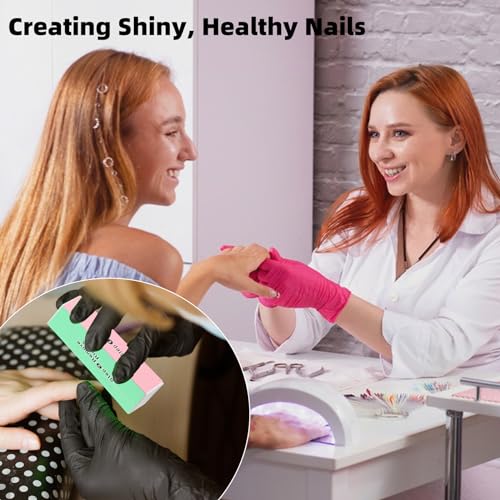 Soft 'N Style 4-Way Nail Buffer Blocks 5-Pack - Multi-Grit Shine Polisher