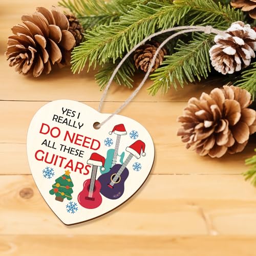 Guitar Christmas Ornament - Funny Gift for Guitar Lovers