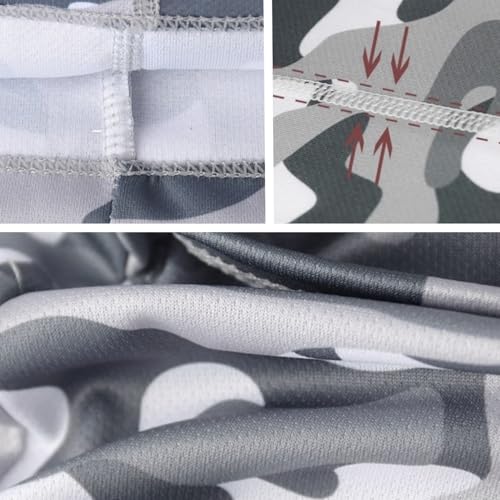 4 Pieces Camo Balaclava Sun Protection Hood Face Cover Ski Mask Full Head Mask for Men and Women for Hunting Fishing